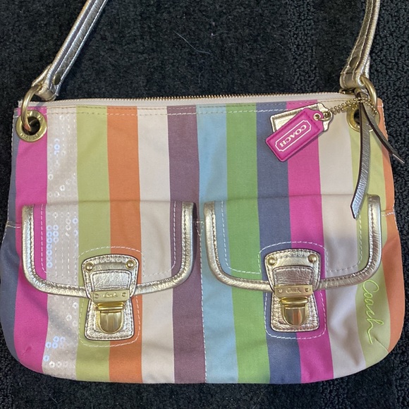 Multi color coach purse - Picture 2 of 10